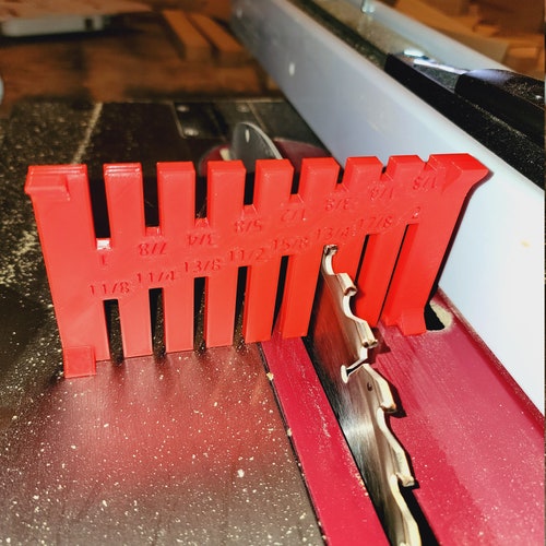 Router and Table Saw also Works W/dado Height Gauge for Easy Etsy