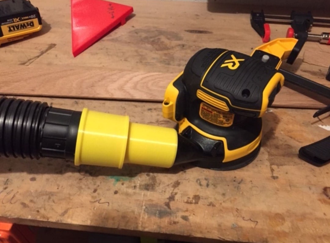 Dewalt DCW210 Cordless Orbit Sander Adapter for Various Shop Vac Hoses Etsy