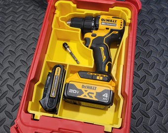 Inserto para taladro Dewalt (DCD708) para contenedor Milwaukee Packout modelo 48-22-8435