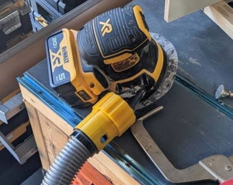 Dewalt 20V Sander Adapter: 1 1/4" Cen-Tech Shop Vac Hose