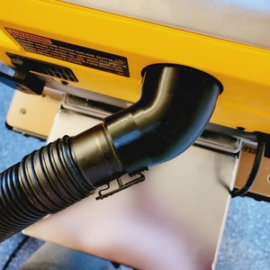 Dewalt DW735/735x Planer Vacuum Adapter for Ridgid & All 2.5&quot; Shop Vac Hoses -  Reinforced Design Stronger Than Original