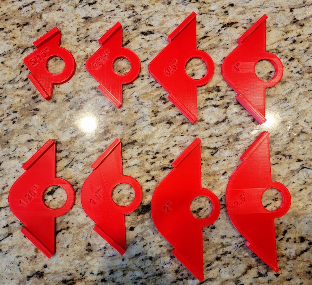 8 Piece Corner Radius Jig Set for Routers and Woodworking - Etsy