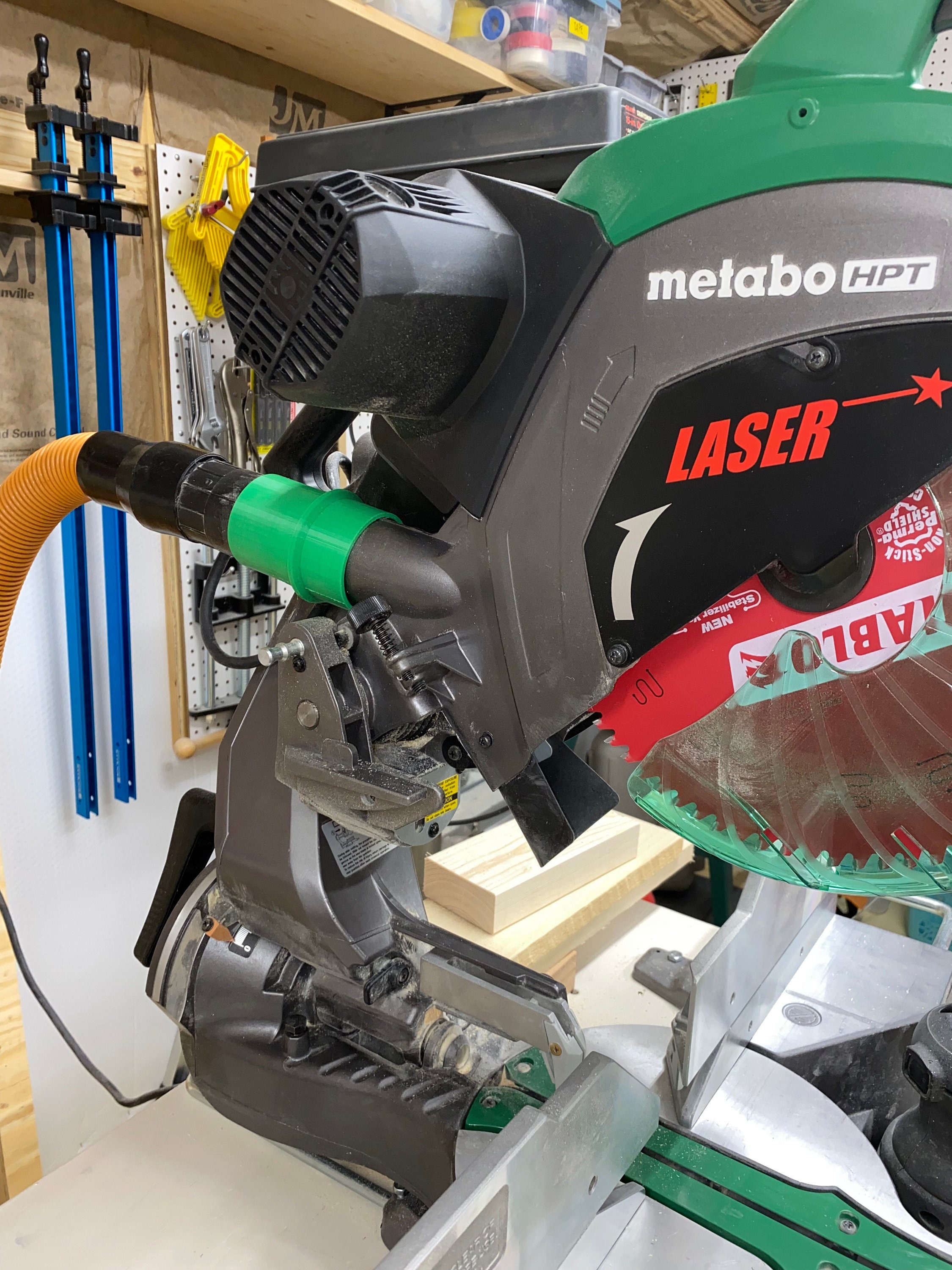 Ryobi miter saw shop vac adapter deals