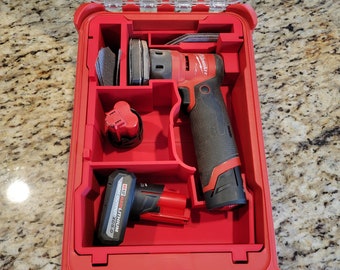 Milwaukee M12 Detail Orbital Sander Insert For Milwaukee Packout Container Model 48-22-8435