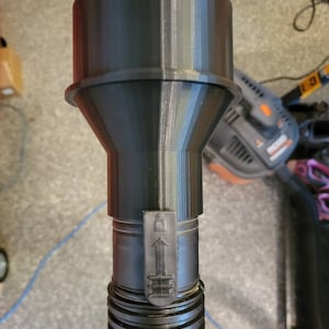 4 Inch (4") Dust Port Adapter For 2.5  Inch (2 1/2") Shop Vac Hoses