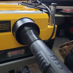 Dewalt DW735 Planer Adapter For 1 7/8 Inch (1.875&quot;) Shop Vac Hose