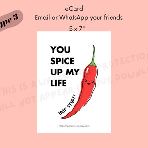 Printable Anniversary Card Funny, Funny Anniversary Card for Husband, for Wife, for Boyfriend, Digital Card, Happy Anniversary, 5x7 Card image 4