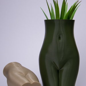 Female Torso Blumentopf für Sukkulenten und Kakteen 3D-Druck Bild 4