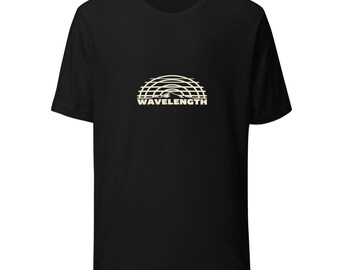Retro 80s Sunset Wavelength Tee – Vintage Cream Ink