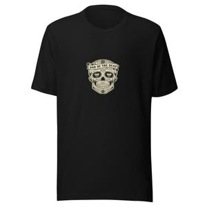 Dad of the Dead Halloween Tee Funny Dad Gift - Sugar Skull Cream Ink image 1