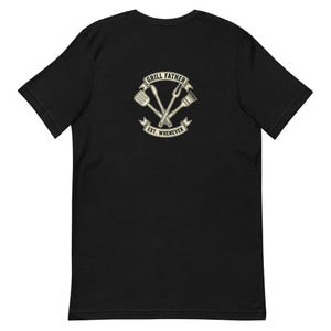 Grill Father Tee BBQ Dad Gift Crest - Funny Cream Ink Bella Canvas Tee 画像 8