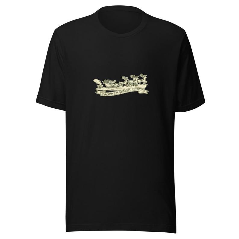 Dads Rooftop Crew Christmas Tee - Funny Holiday Dad Gift Cream Ink Bella 画像 1