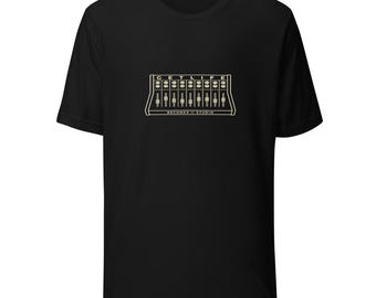Music Producer Mixing Console Tee - Studio Engineer Gift Cream Ink Bella Canvas