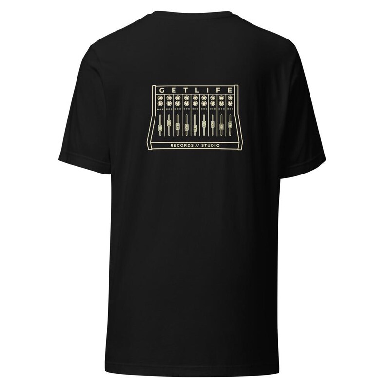 Music Producer Mixing Console Tee - Studio Engineer Gift Cream Ink Bella Canvas image 6