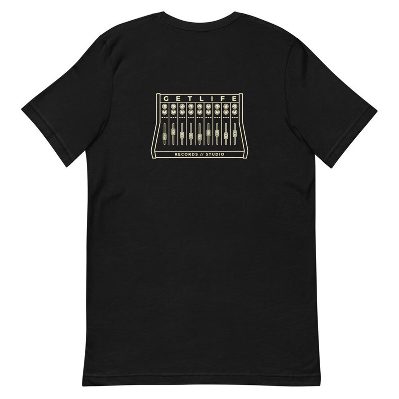 Music Producer Mixing Console Tee - Studio Engineer Gift Cream Ink Bella Canvas image 7