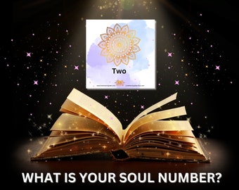 Soul Number Reading and Mini Digital mandala PDF File, Learn your Soul Number, Soul Desire, mini akashic record soul number, soul blueprint