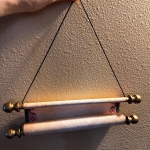 Dragon Soul Scroll ~ Hand Painted Light Language Art 9x31 | Akashic Records Reading + MP3 | Past Life Soul Art | Antique Scroll image 8