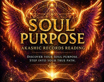 Soul Purpose Reading | 1 Hour Zoom Session |Akashic Records Reading | Spiritual Psychic Reading | Life Path Guidance