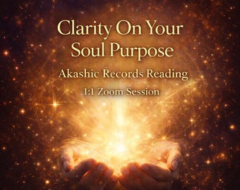 Akashic Records Reading | Soul Purpose Reading | 1 Hour Zoom Session | Spiritual Psychic Reading | Life Path Guidance