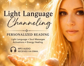 Lectura personalizada en lenguaje de luz (MP3), lectura de 72 horas, mensajes del alma, transmisión de lenguaje de luz.