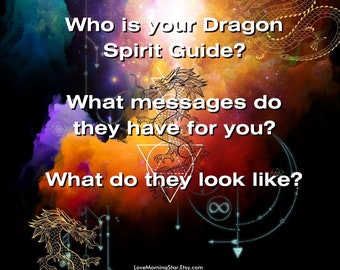 Who is your Dragon Spirit Guide? What message do they have for you? What does your Dragon look like? Hand painted dragon art, light language