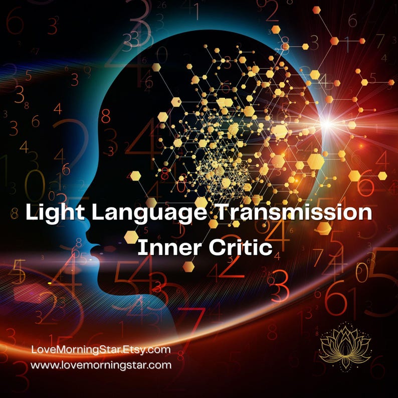 Light Language Transmission for Inner Critic, light codes, encoded frequency, Light Language Transmission, Light Codes