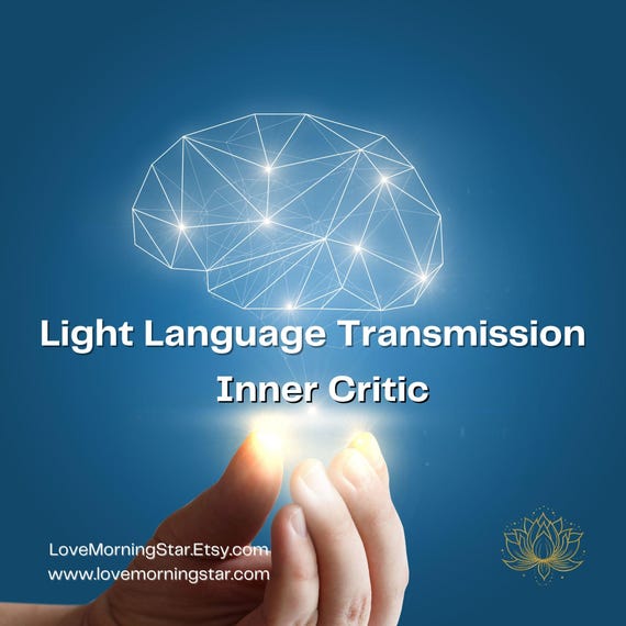 Light Language Transmission Inner Critic (MP3 Audio Download), Inner Critic Light Code, Light Language Activation