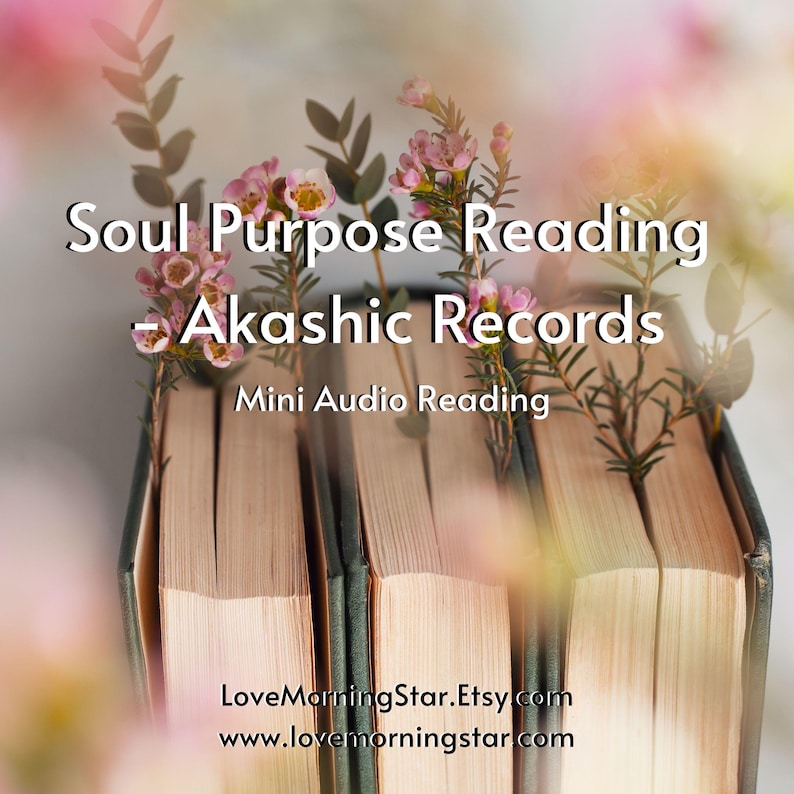 Mini Soul Purpose Akashic Record Reading to Discover Soul Gifts, What is Your Purpose? Akashic Record Readings Audio Download, Soul Reader