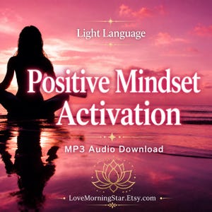 Activación del lenguaje de luz para una mentalidad positiva (descarga MP3) / Meditación para reiniciar el subconsciente / Sanación con energía positiva / Audio de amor propio