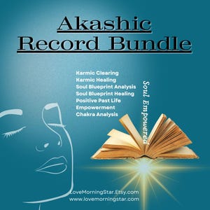 Akashic Records Reading Bundle: Karma Clearing, Soul Purpose, Past Life Regression (6 Zoom Sessions and 1 MP3 Reading)