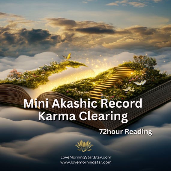 Mini Karma Clearing Akashic Record Reading, 72hr Psychic Reading, MP3 Audio File, Soul Healing, Karmic Cleansing, psychic reading