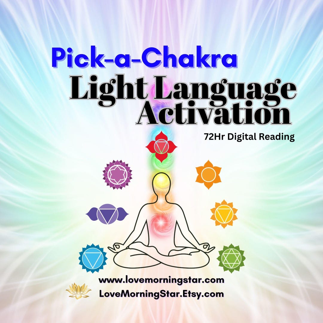 Light Language Activation for Chakra, Chakra Light Language Channeling ...