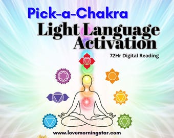 Lichtsprache Aktivierung für Chakra, Chakra Lichtsprache Channeling, 72-Stunden-Lesung (MP3 Audio), Seelenlesung, Charka Ausrichtung