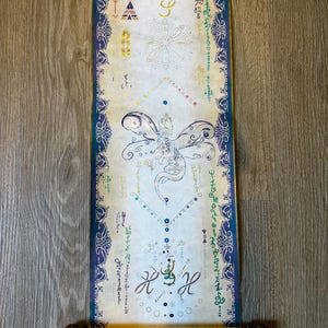 Dragon Soul Scroll ~ Hand Painted Light Language Art 9x31 | Akashic Records Reading + MP3 | Past Life Soul Art | Antique Scroll image 7