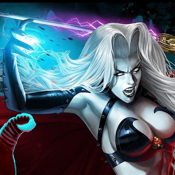 Lady Death: Last Stand officially licensed gaming playmat