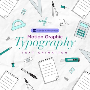 Adobe After Effect Text Transitions Animations