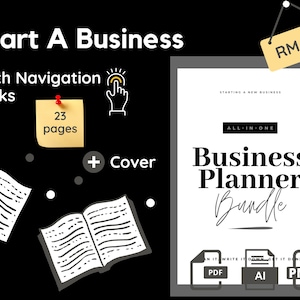 reMarkable template: Start A Business Planner (Digital Download)