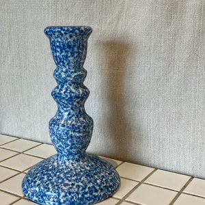 Sky Blue Ceramic Candle Holder