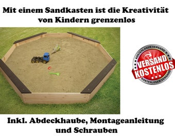 Sandbox playground children Forte 176 x 176 cm from terra-garten®
