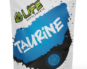 Taurine 800 mg Capsules Clean Natural UK Supplements