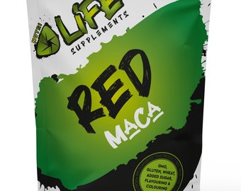 Pure Red Maca Root Extract 600mg per capsule Red Maca Supplement