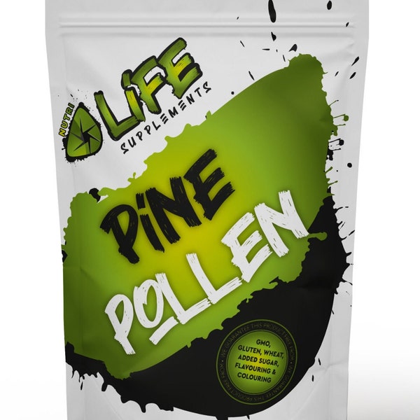 Pine Pollen Extract 450mg Natural Clean Strong Effective Supplements