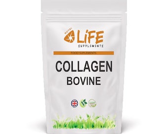 Collagen Bovine  600 mg Natural Clean Capsules UK Best Anti-Ageing Formula