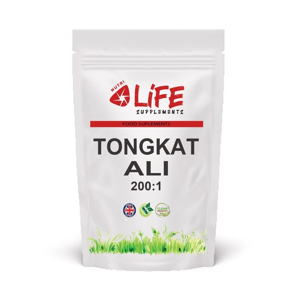 Tongkat Ali Extract 200:1 - High Concentration, Natural Ingredient, Dietary Supplement, Vitality Improvement, Safe for Health