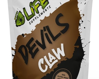 DEVILS CLAW 5000mg High Potency Supplement Natural Extract 10:1 Vegan Capsules