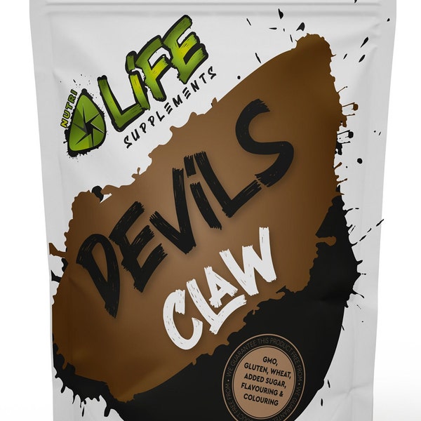 DEVILS CLAW 5000mg Supplément haute puissance Extrait naturel 10:1 Capsules végétaliennes