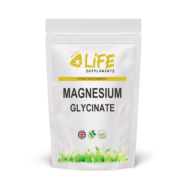 Magnesium Glycinate 650mg Clean Genuine Magnesium Supplement Vegan Capsules Strong Effective Formula