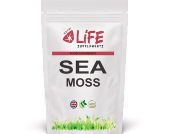 Sea Moss 600 mg Capsule Integratore Naturale Vegan Chondrus Crispus