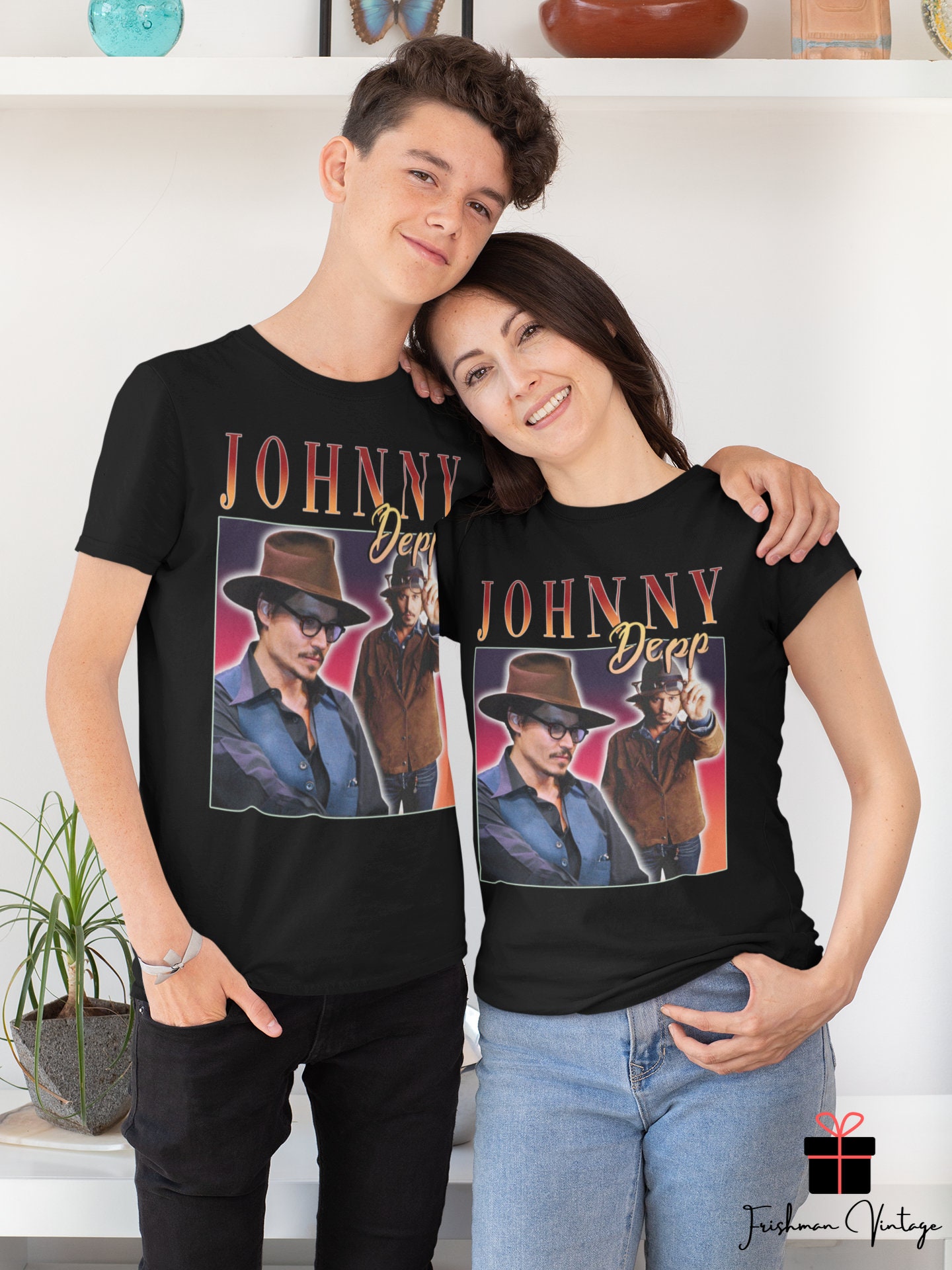 Johnny Depp Homage T-shirt Johnny Depp Fan Shirt Johnny Depp - Etsy