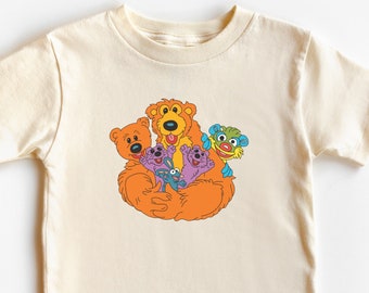 Bear in the Big Blue House Toddler T-shirt, TV Show Shirt, Television Series Tee, Crewneck Clothing, Unisex Apparel, Playhouse Disney, Retro